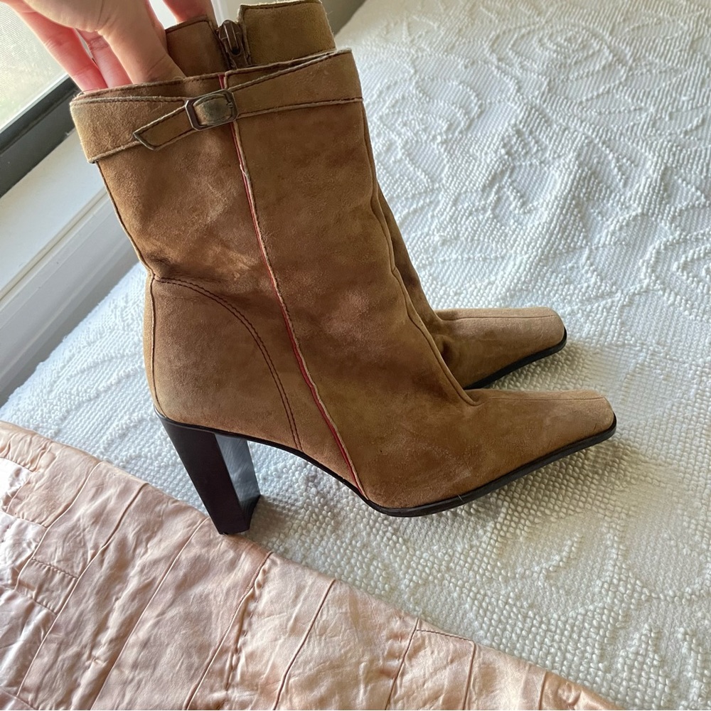 Y2K Nine West leather ankle boots - Picture 3 of 6